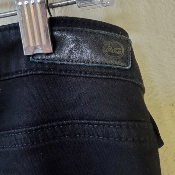 Ag Adriano Goldschmied THE PRIMA MID-RISE CIGARETTE BLACK Jeans Size 30R - Picture 7 of 7